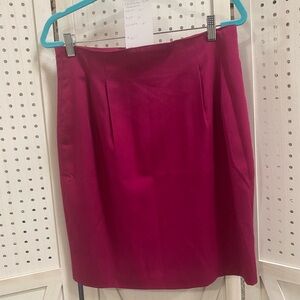 Michelle Stuart Fuchsia Pencil Skirt